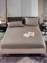 [Gray] SilkSilky  22Momme Bedding Set 001