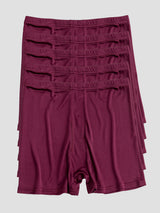 [Wine] SilkSilky  100% Silk Jersey Men's Underwear 002