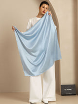 [Light Blue] SilkSilky  Scarf 001