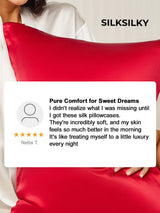 [Champagne] SilkSilky  22Momme Pure Silk Pillowcase 006