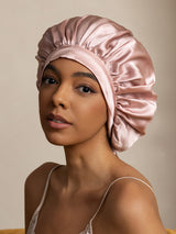 [Pink] SilkSilky  Sleep Cap 003
