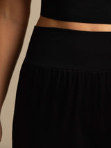 [Black] SilkSilky  Women's Pants 004