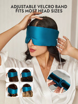 [Teal] SilkSilky  Eye Mask 004