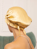 SilkSilky  Pure Silk Sleep Cap Champagne 004