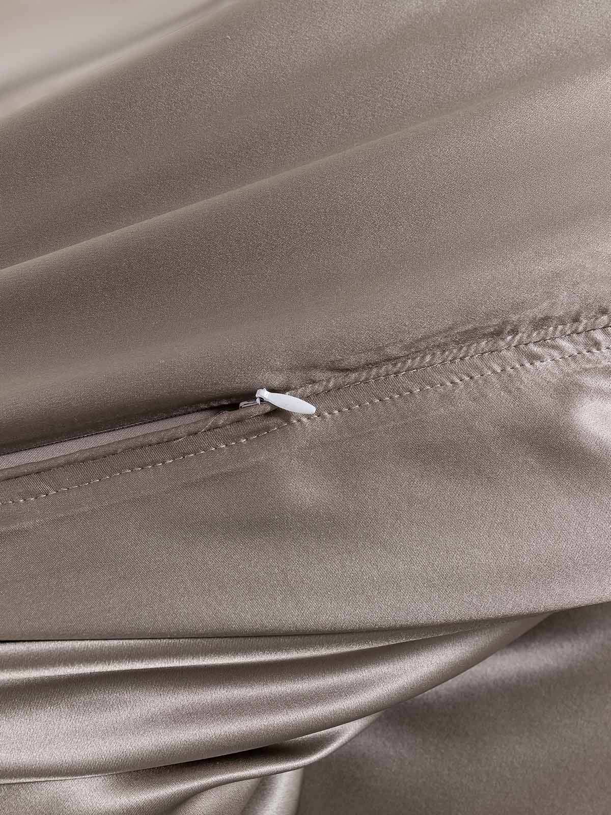 [Gray] SilkSilky  22Momme Pure Silk Bedding Set 005