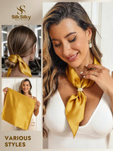 [Yellow] SilkSilky  Scarf 003