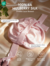 [Pale Mauve] SilkSilky  Sleep Cap 002