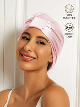 [Light Pink] SilkSilky  Sleep Cap 001
