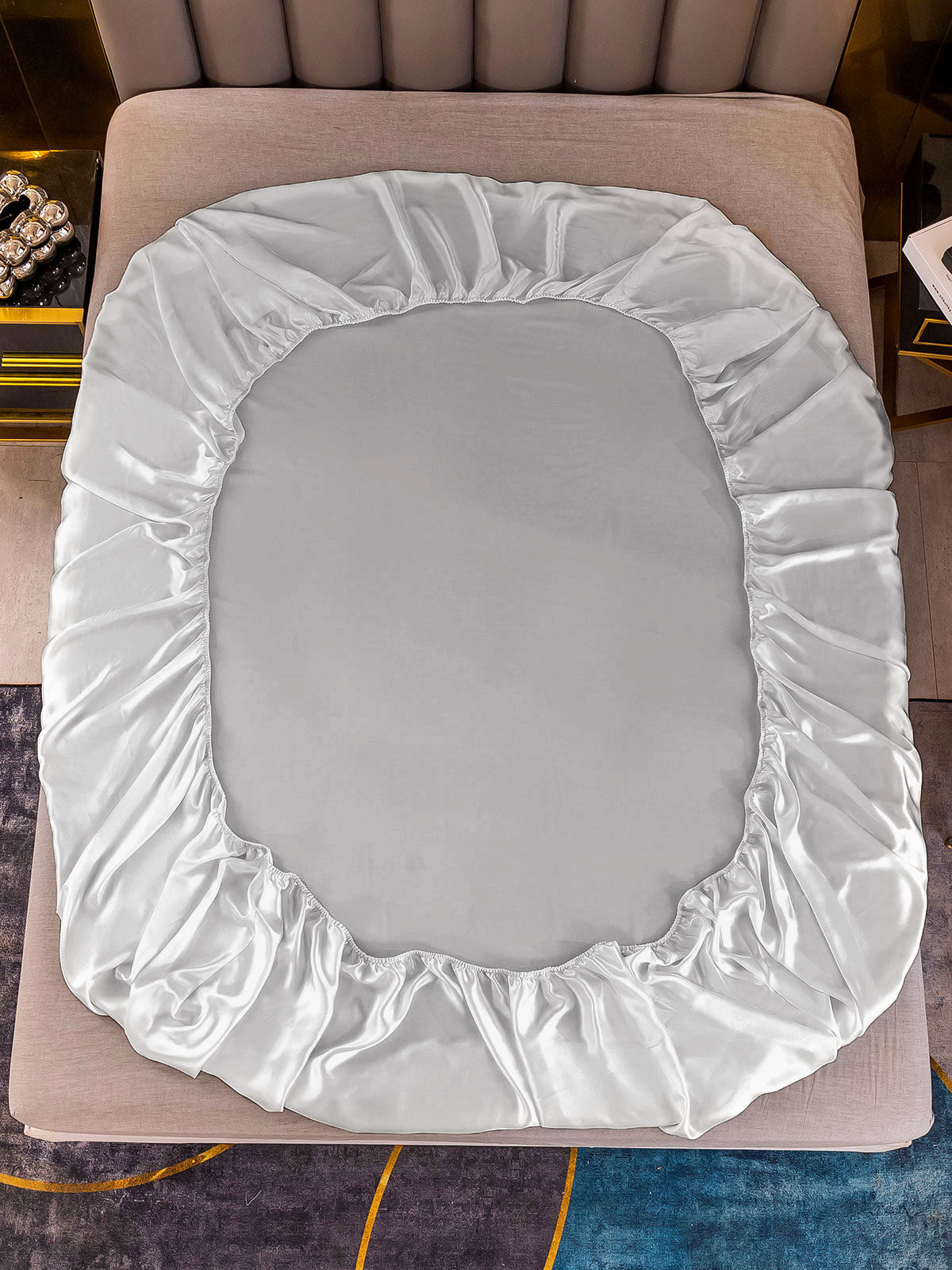 [Silver] SilkSilky  25Momme Pure Silk Sheet 003
