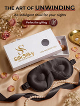 [Dark Gray] SilkSilky  Eye Mask 009