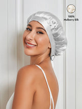 [Silver] SilkSilky  Sleep Cap 001
