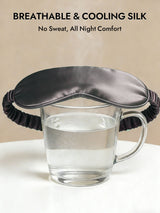 [Dark Gray] SilkSilky  Eye Mask 004