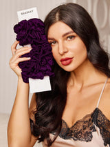 [Deep Purple] SilkSilky  Scrunchie 002