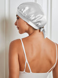 SilkSilky US Pure Silk Sleep Cap Silver 002