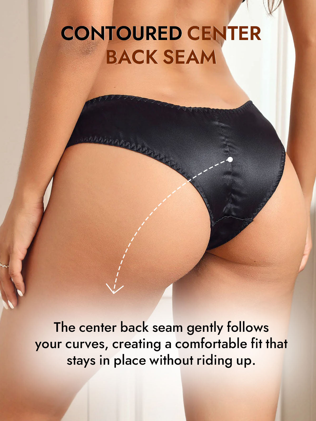 [Black] SilkSilky  Panty 006