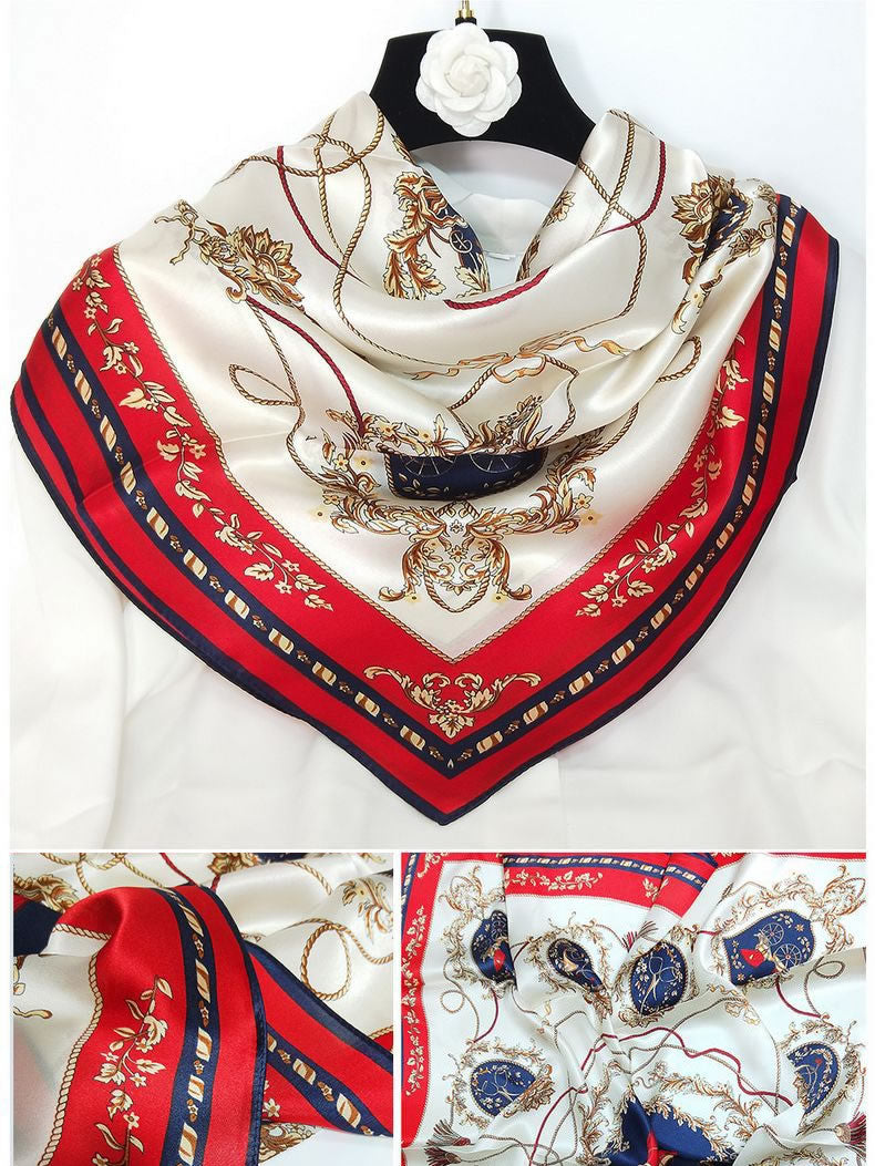 [P001] SilkSilky  Pure Silk Scarf 002,