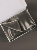 SilkSilky  30Momme Pure Silk Pillowcase DarkGray 005