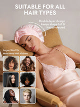 [Light Pink] SilkSilky  Sleep Cap 005
