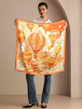 [Yellow Balloon] SilkSilky Scarf 005