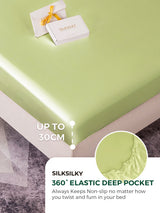 [Mint Green] SilkSilky  19Momme Bedding Set 005