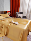 SilkSilky US 22Momme Pure Silk Bedding Set Champagne 005