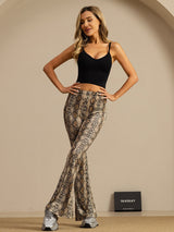 [Snakeskin] SilkSilky  Women's Pants 002