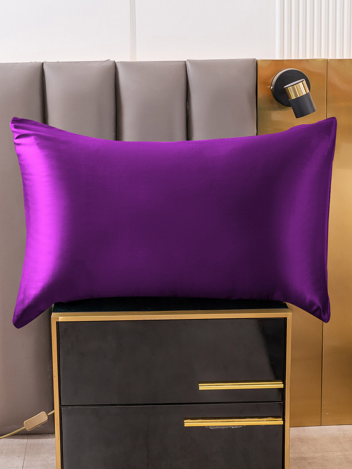 [Purple] SilkSilky  19Momme Pillowcase 001