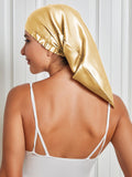 SilkSilky US Pure Silk Sleep Cap Champagne 001