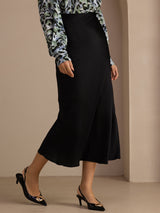 [Black] SilkSilky Skirt 003