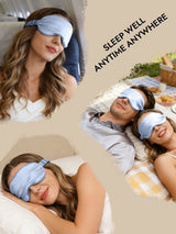 [Light Blue] SilkSilky  Eye Mask 007