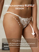 [White] SilkSilky  Pure Silk Panty 007