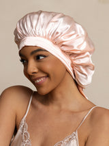 [Light Pink] SilkSilky  Sleep Cap 001