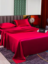 [Wine] SilkSilky  25Momme Bedding Set 006