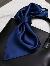[Dark Blue] SilkSilky  Scarf 001
