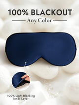 [Dark Blue] SilkSilky  Eye Mask 001