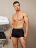 SilkSilky US Silk Knitted Mens Underwear Black 004