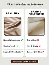 [Champagne] SilkSilky  Sleep Cap 003