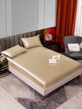 [Beige] SilkSilky  22Momme Bedding Set 002