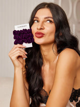 [Deep Purple] SilkSilky  Scrunchie 001