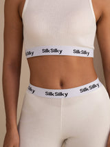 [White] SilkSilky Womens Shorts 006