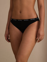 [Black] SilkSilky Panty 001