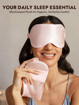 [Pink] SilkSilky  Pure Silk Eye Mask 006