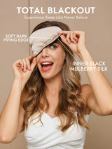 [Beige] SilkSilky  Eye Mask 002