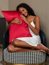 [Wine] SilkSilky  22Momme Pillowcase 002