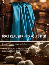 [Teal] SilkSilky  Scarf 003