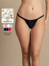 [Dark Blue] SilkSilky  Pure Silk Panty 001