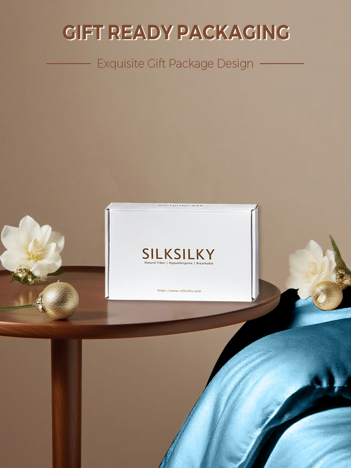 19Momme 100% Mulberry Silk Pillowcase - Envelope Closure