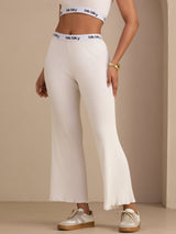 [White] SilkSilky Womens Pants 005