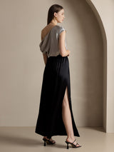 [Black] SilkSilky  Women's Pants 002
