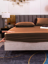 [Coffee] SilkSilky  19Momme Bedding Set 006